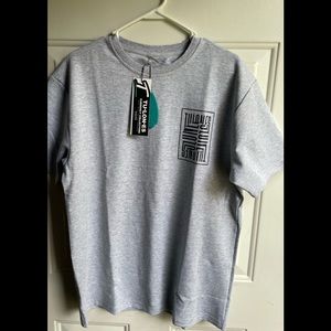 Grey and black TU-Lones shirt